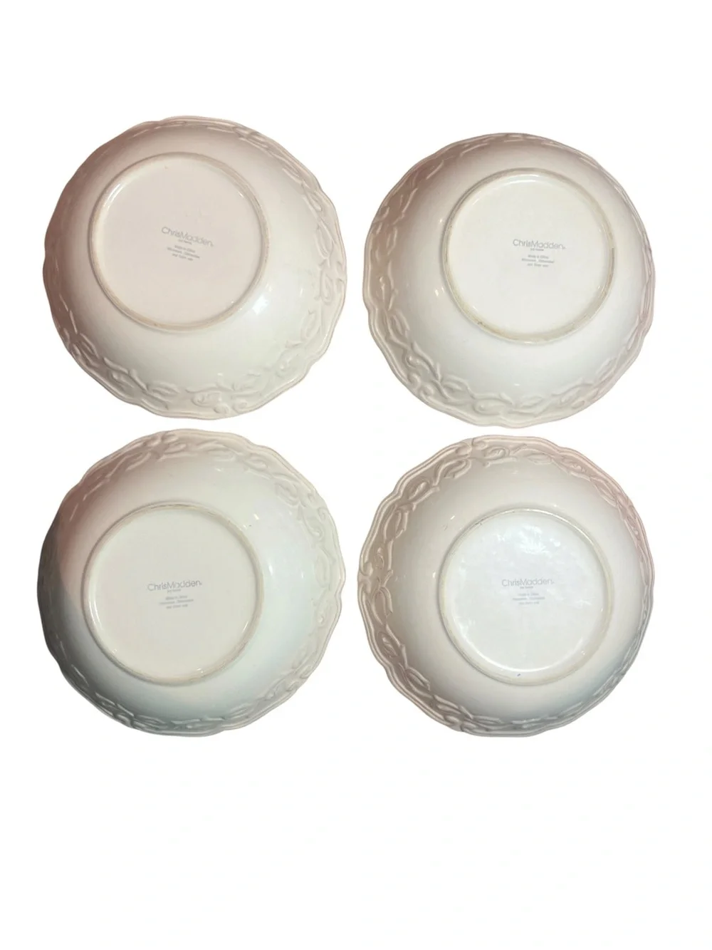 Felice Ivory by JC Penney Soup/Cereal Bowls Set of 4
